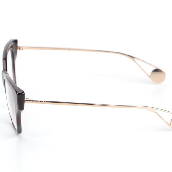 New Gucci GG04380 Browline Eyeglasses with Case and Slip Case - Picture 3 of 5